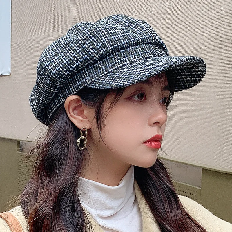 COKK Hat Women Winter Autumn Beret Hats For Women Octagonal Female Korean Retro British Painter Newsboy Cap Gorro Chapeau Femme
COKK Hat Women Winter Autumn Beret Hats For Women Octagonal Female Korean Retro British Painter Newsboy Cap Gorro Chapeau Femme