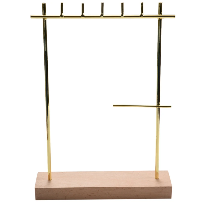Solid Wood Metal Earrings Display Holder Necklace Pendant Display Stand Jewelry Display Holder Bracelets Display Rack
Solid Wood Metal Earrings Display Holder Necklace Pendant Display Stand Jewelry Display Holder Bracelets Display Rack