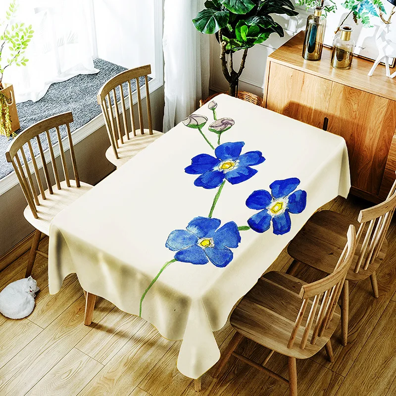 Printed household tablecloth flower pattern washable decorative household waterproof tablecloth
Printed household tablecloth flower pattern washable decorative household waterproof tablecloth