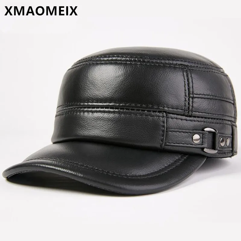 XMAOMEIX 2021 New Spring Natural Leather Hat Men's Flat Cap Army Military Hats Snapback Cap Adjustable Size Cowhide Leather Caps
XMAOMEIX 2021 New Spring Natural Leather Hat Men's Flat Cap Army Military Hats Snapback Cap Adjustable Size Cowhide Leather Caps
