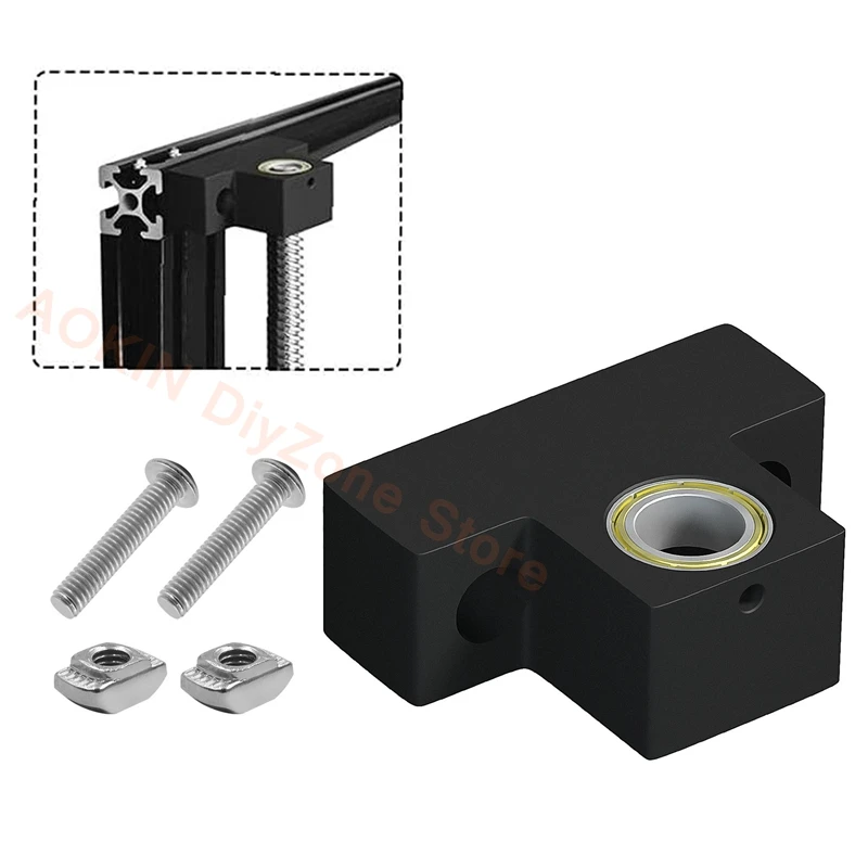 Ender 3 Pro T8 свинцовый винт, нейлоновый кронштейн, фиксированное сиденье, верхнее крепление с винтом Z-подшипник оси держатель для детали 3D-принтера CR10
Ender 3 Pro T8 свинцовый винт, нейлоновый кронштейн, фиксированное сиденье, верхнее крепление с винтом Z-подшипник оси держатель для детали 3D-принтера CR10