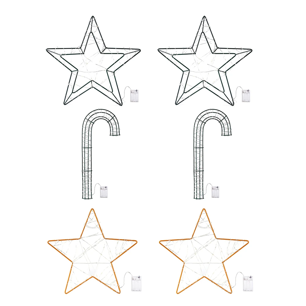 5m 50LED Five-pointed Star/Xmas Crutch Fairy Lights Wrought Iron Christmas Wedding Party Holiday Lighting String Lamp
5m 50LED Five-pointed Star/Xmas Crutch Fairy Lights Wrought Iron Christmas Wedding Party Holiday Lighting String Lamp