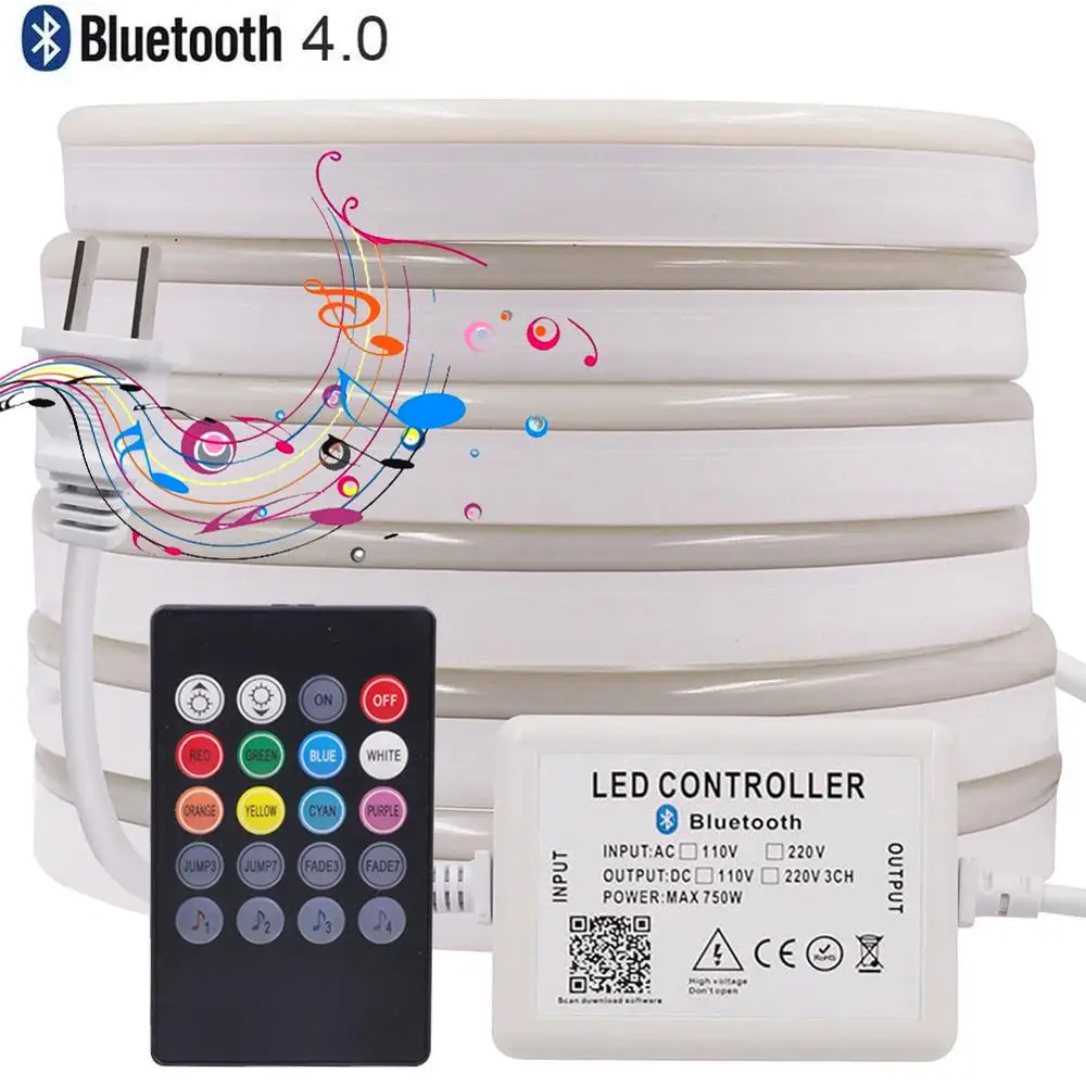 Неоновый RGB светильник 220 В 110 В с музыкальным контроллером Bluetooth SMD 5050, 60 светодиодов/м, Светодиодная лента, неоновая вывеска, уличная Водонеп...
Неоновый RGB светильник 220 В 110 В с музыкальным контроллером Bluetooth SMD 5050, 60 светодиодов/м, Светодиодная лента, неоновая вывеска, уличная Водонеп...