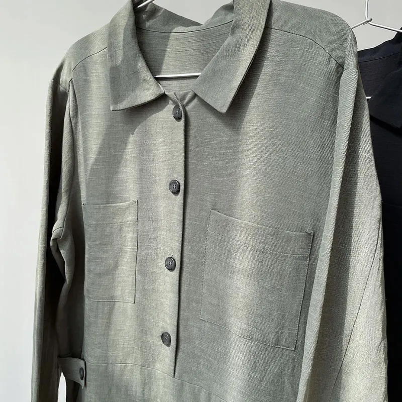 XITAO Personality Patchwork Pocket Jumpsuits Women Clothes 2021 Spring New Full Sleeve Casual Match All Full Length Pants ZY6125 
XITAO Personality Patchwork Pocket Jumpsuits Women Clothes 2021 Spring New Full Sleeve Casual Match All Full Length Pants ZY6125