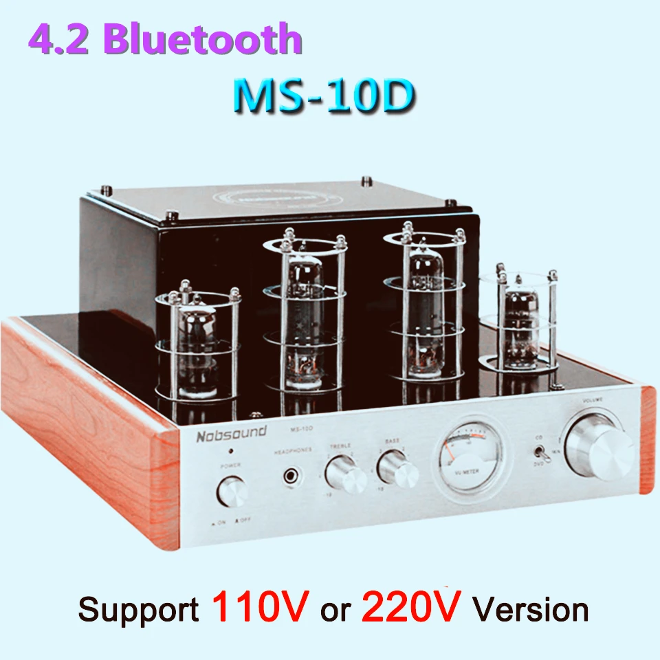 Ламповый усилитель Nobsound MS 10D MKII мощности аудио 25 Вт * 2 вакуумные усилители