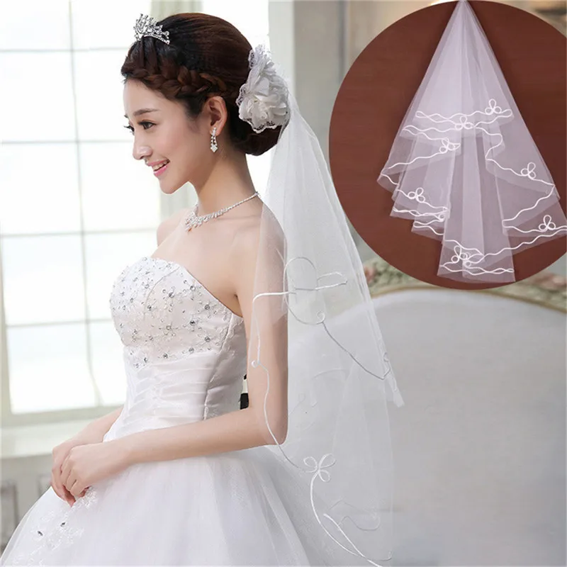 New Fashion Style 1.5M Elegent Long Section Flower Pattern Lace Pure White Wedding Party Veil Gifts For Beautful Woman
New Fashion Style 1.5M Elegent Long Section Flower Pattern Lace Pure White Wedding Party Veil Gifts For Beautful Woman