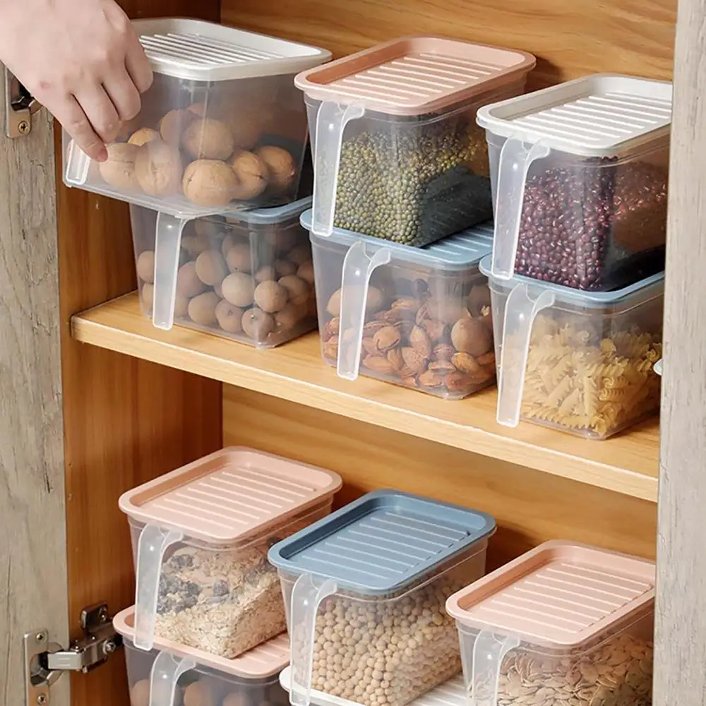 Kitchen Transparent Storage Box Sealed Jar Grains Beans Storage Organizer Food Containers Kitchen Storage Container 5/1PCS
Kitchen Transparent Storage Box Sealed Jar Grains Beans Storage Organizer Food Containers Kitchen Storage Container 5/1PCS