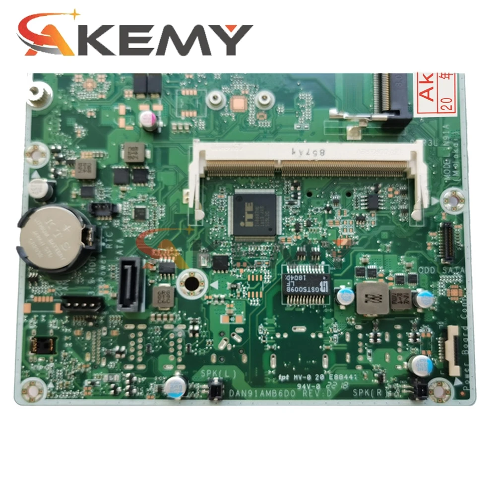 For HP 20-C 22-B 24-G Series AIO PC Motherboard P/N 844831-001 844831-601 DAN91AMB6D0 N3060 CPU DDR3L MB 100% Tested Fast Ship
For HP 20-C 22-B 24-G Series AIO PC Motherboard P/N 844831-001 844831-601 DAN91AMB6D0 N3060 CPU DDR3L MB 100% Tested Fast Ship