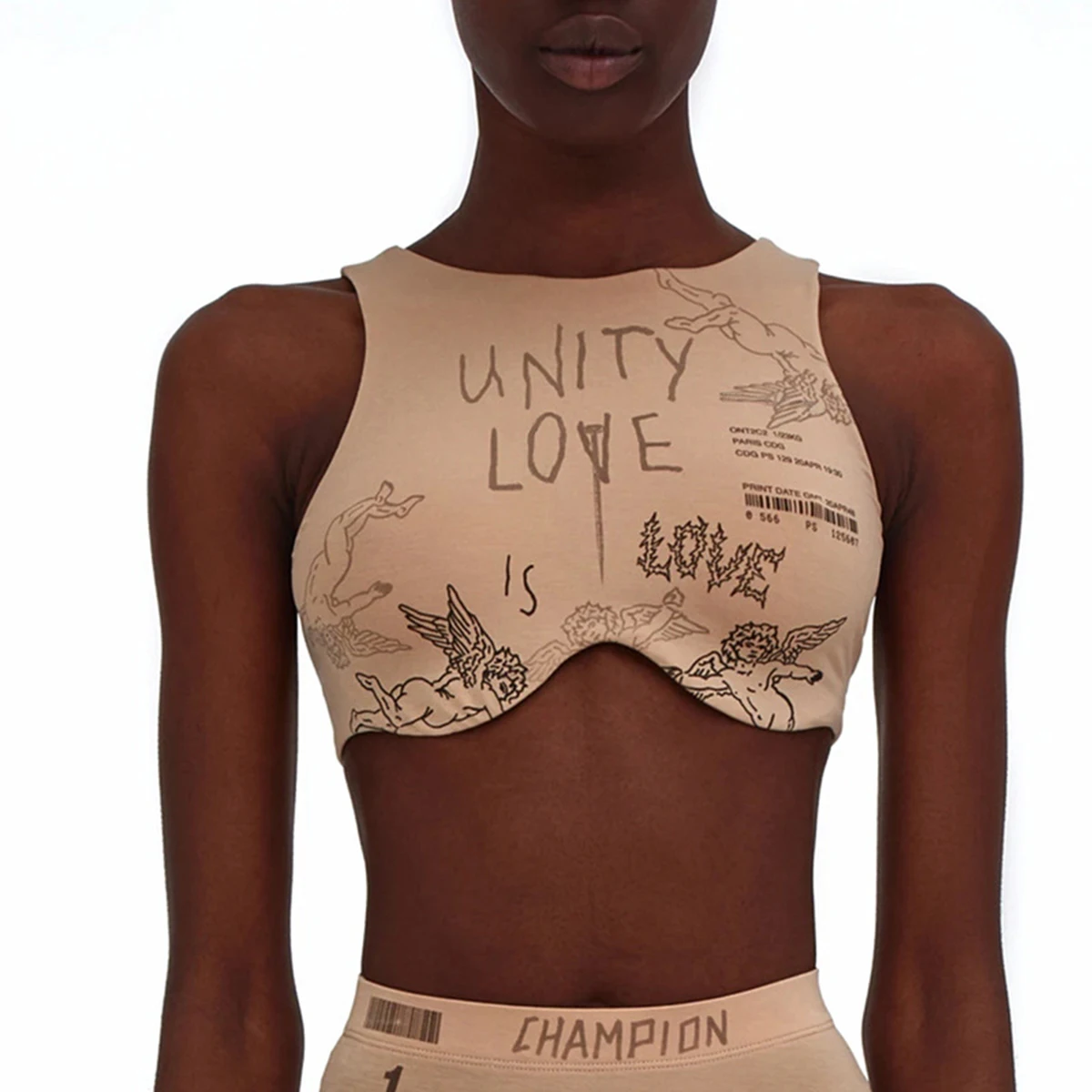 Women's Summer New Stylish Letter Print Cropped Top Wrapped Elastic Casual Party Round Neck 2021 Fashion Tanks Vest Sun-tops
Women's Summer New Stylish Letter Print Cropped Top Wrapped Elastic Casual Party Round Neck 2021 Fashion Tanks Vest Sun-tops