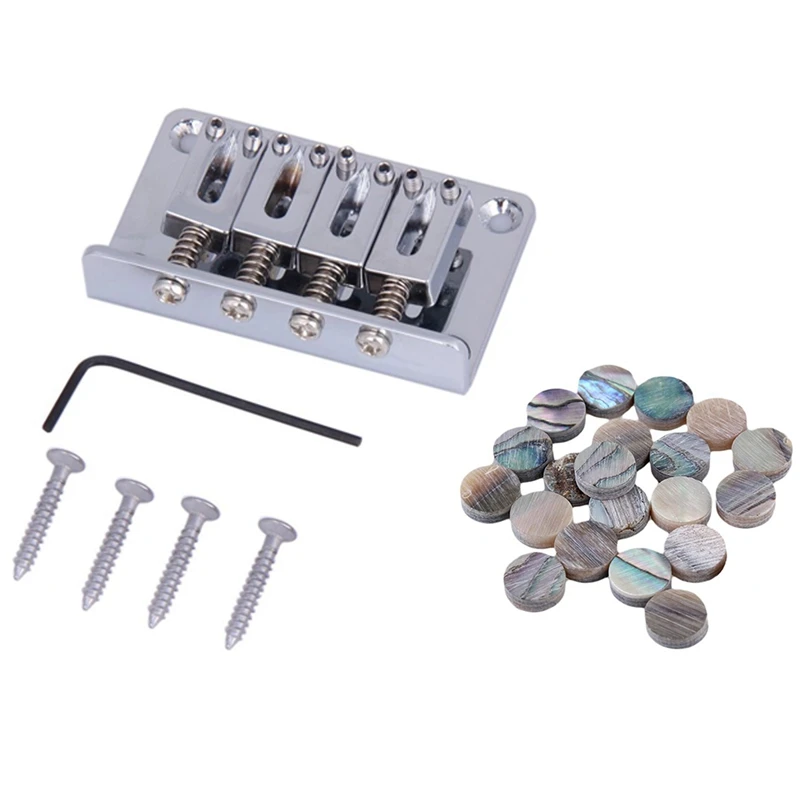 1 Set Cigar Box Guitar Parts: 4-String Chrome Hard-Tail Adjustable Bridge & 20 Pcs Green Paua Abalone Inlay Dots 6Mm Guitar Ukul
1 Set Cigar Box Guitar Parts: 4-String Chrome Hard-Tail Adjustable Bridge & 20 Pcs Green Paua Abalone Inlay Dots 6Mm Guitar Ukul