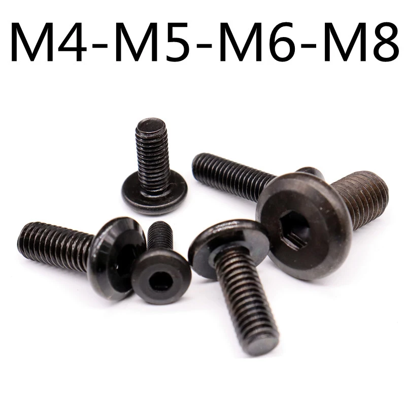 100pcs/lot Black zinc plated M4M5M6M8 flat head chamfered hexagon socket bolt flat head furniture black splint matching screw
100pcs/lot Black zinc plated M4M5M6M8 flat head chamfered hexagon socket bolt flat head furniture black splint matching screw