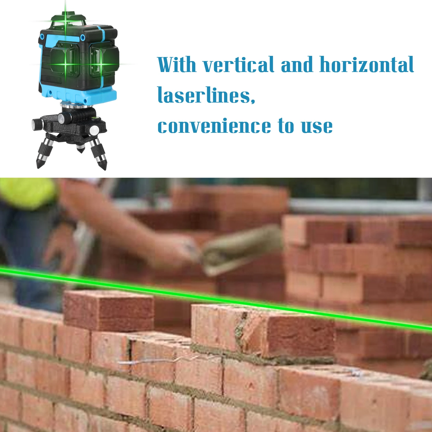 12 Lines Laser Level Tool Vertical Horizontal Crosslight Multifunctional 360 Laser Leveling Device with Self-leveling Function
12 Lines Laser Level Tool Vertical Horizontal Crosslight Multifunctional 360 Laser Leveling Device with Self-leveling Function
