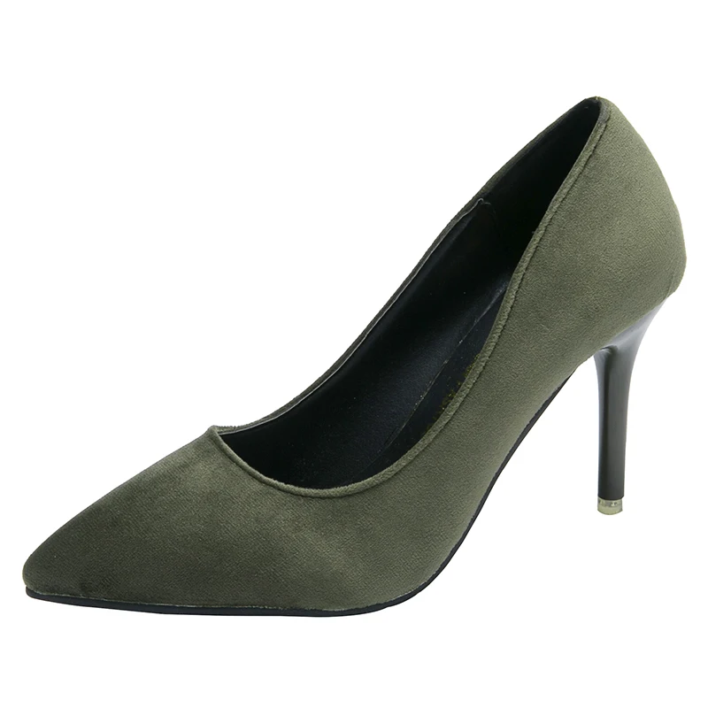 Pointed Toe Dress Shoes Basic Pumps Women Boat zapatos mujer OL Office Lady Shoes Faux Suede High Heels Woman Shoes U14-32
Pointed Toe Dress Shoes Basic Pumps Women Boat zapatos mujer OL Office Lady Shoes Faux Suede High Heels Woman Shoes U14-32