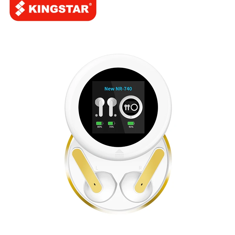 KINGSTAR TWS Wireless Bluetooth Headphones Charging Box Bass LCD Screen Touch Control Earbud Headset For Huawei Xiaomi Iphone
KINGSTAR TWS Wireless Bluetooth Headphones Charging Box Bass LCD Screen Touch Control Earbud Headset For Huawei Xiaomi Iphone