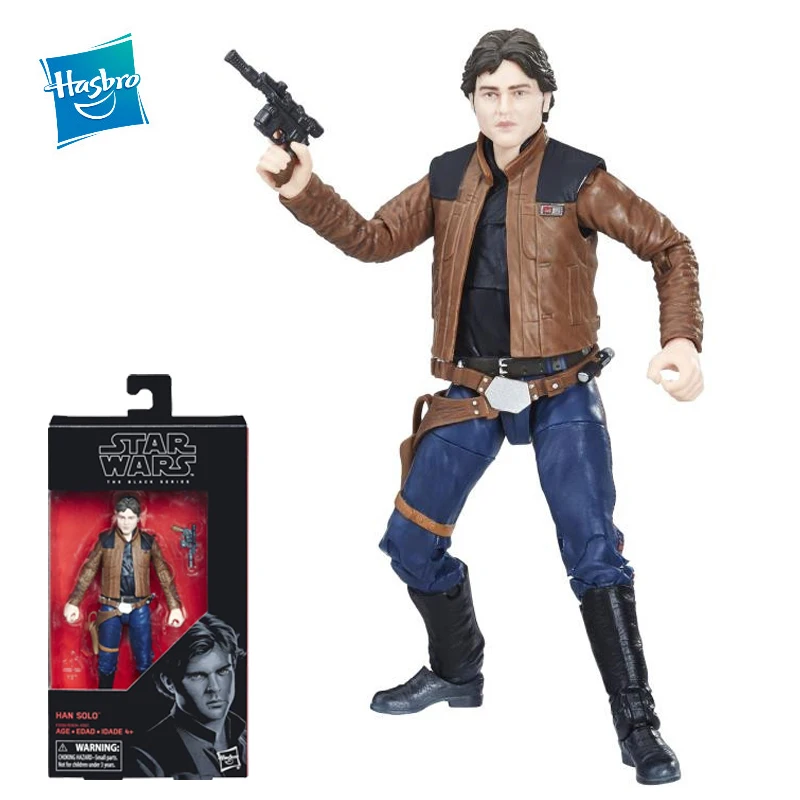 Фигурки Hasbro из аниме «Звездные войны», 6 дюймов, черный рейнджер соло, 16 см, Хань соло, экшн-фигурки, подвижные игрушки, детские подарки
Фигурки Hasbro из аниме «Звездные войны», 6 дюймов, черный рейнджер соло, 16 см, Хань соло, экшн-фигурки, подвижные игрушки, детские подарки