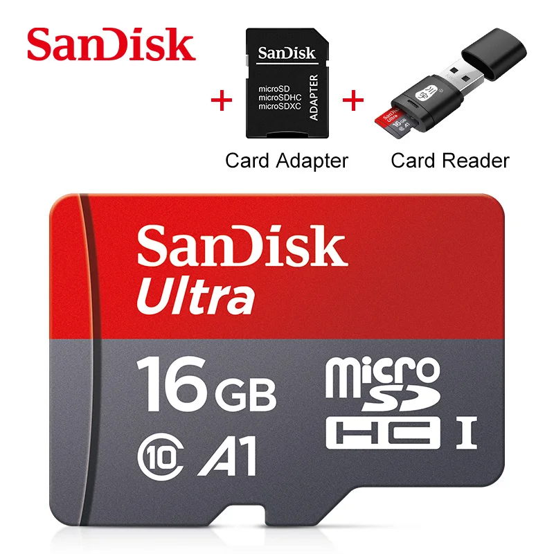 

SanDisk 16GB 32GB 64GB 98MB/s A1 Ultra microSD UHS-I Card TF/Micro SD Card 128GB 256GB microSD Card Standard Shipping Send fast