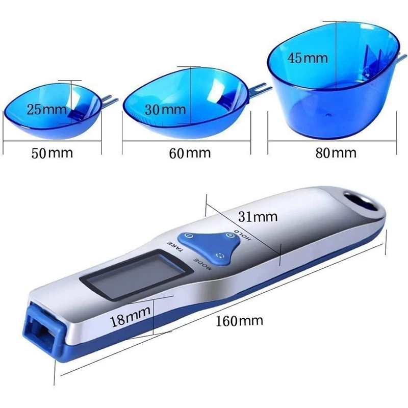 Digital Scale Spoon LCD Display Kitchen Spoon Scale 500G/0.1G Electronic Measuring Spoon Scales Weighing Spoon
Digital Scale Spoon LCD Display Kitchen Spoon Scale 500G/0.1G Electronic Measuring Spoon Scales Weighing Spoon