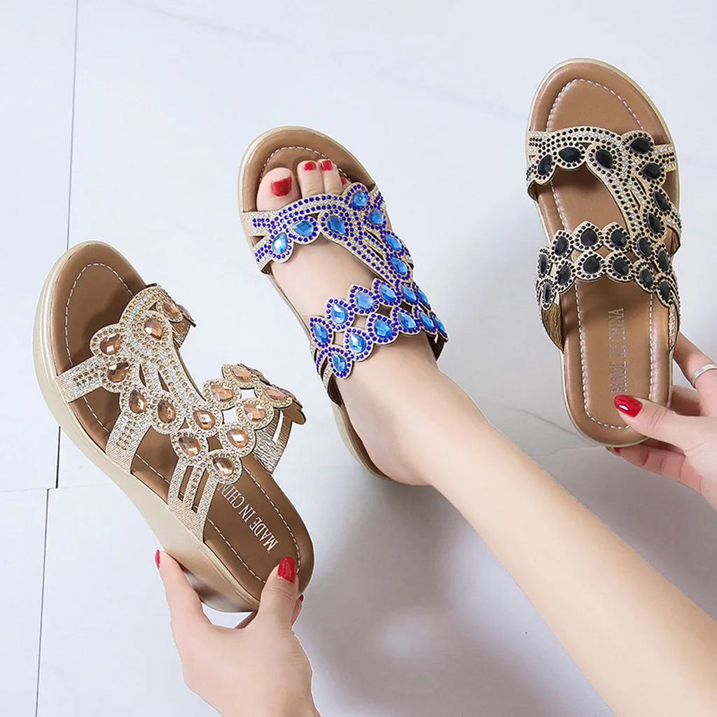 Bohemian Beach Sandals Women Platform Wedges Causal Shoes Slip On Slippers For Ladies Crystal Summer Sandalias Mujer Femme 2020
Bohemian Beach Sandals Women Platform Wedges Causal Shoes Slip On Slippers For Ladies Crystal Summer Sandalias Mujer Femme 2020