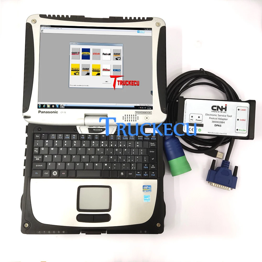 Diagnostic Tool For New Holland Electronic Service Tools FOR CNH EST 9.5 engineering Level DPA5 Kit+Thoughbook CF19 Laptop
Diagnostic Tool For New Holland Electronic Service Tools FOR CNH EST 9.5 engineering Level DPA5 Kit+Thoughbook CF19 Laptop