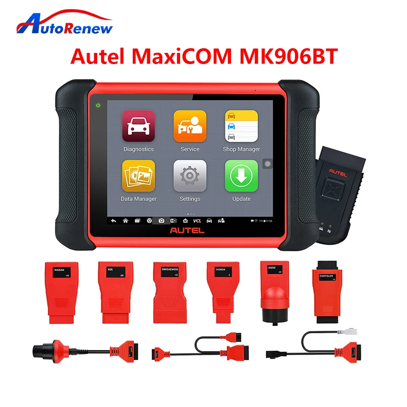 Autel MaxiCOM MK906BT OBD2 Diagnostic Scanner Bluetooth-compatible VCI Box Multi-Language Upgraded Version of Maxisys MS906BT
Autel MaxiCOM MK906BT OBD2 Diagnostic Scanner Bluetooth-compatible VCI Box Multi-Language Upgraded Version of Maxisys MS906BT