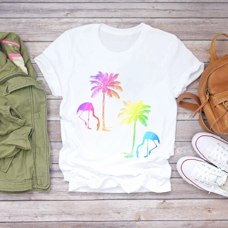 Women 2020 Cute Cartoon Flamingo Fruit 90s Print Beach Summer Shirt Ladies Womens T-shirts Top T Graphic Female Tee T-Shirt
Women 2020 Cute Cartoon Flamingo Fruit 90s Print Beach Summer Shirt Ladies Womens T-shirts Top T Graphic Female Tee T-Shirt