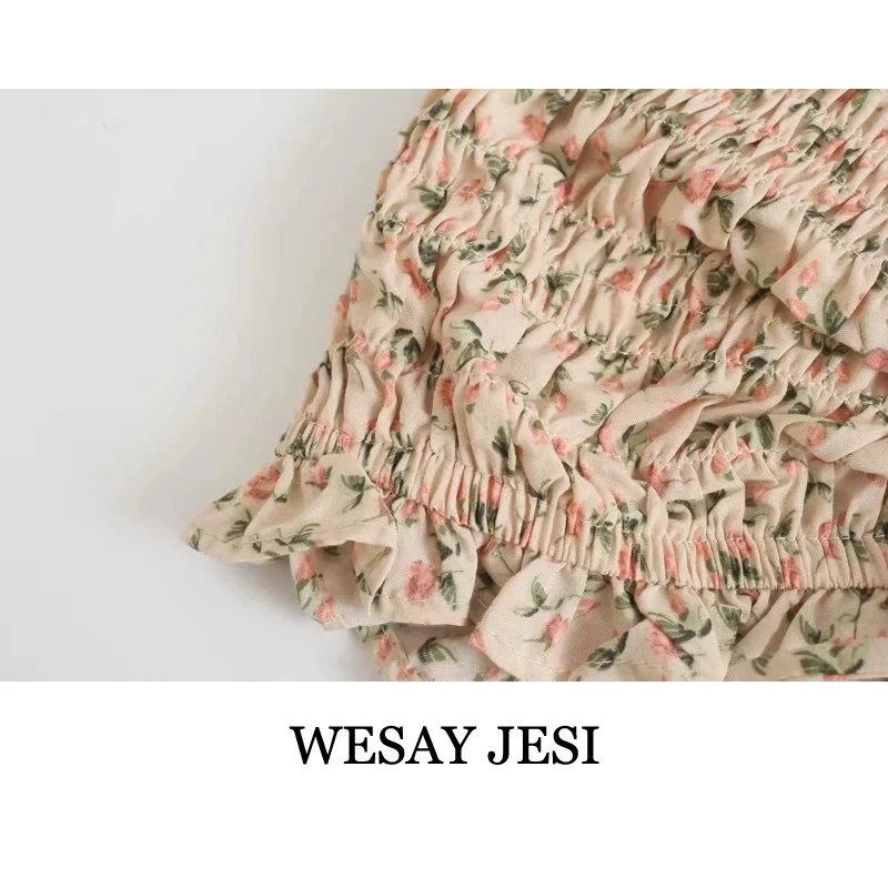 WESAY JESI Za Women's Clothing 2021 TRAF Casual Crop Top Female Vintage Camisoles Chic Drawstring Fold Sleeveless Backless Top
WESAY JESI Za Women's Clothing 2021 TRAF Casual Crop Top Female Vintage Camisoles Chic Drawstring Fold Sleeveless Backless Top