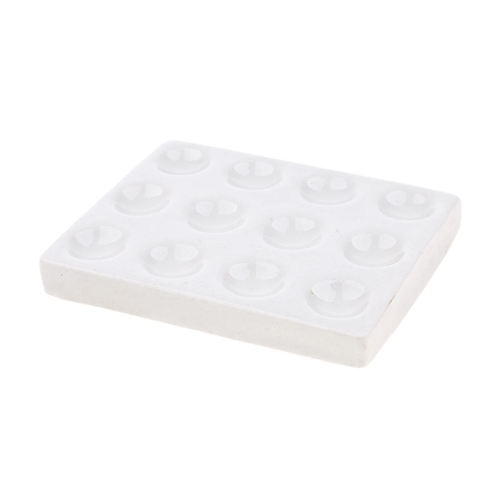 Porcelain Spot Plates Reaction Plate Lab Reusable, 12 Well, allow easy observation of reaction and color changes
Porcelain Spot Plates Reaction Plate Lab Reusable, 12 Well, allow easy observation of reaction and color changes