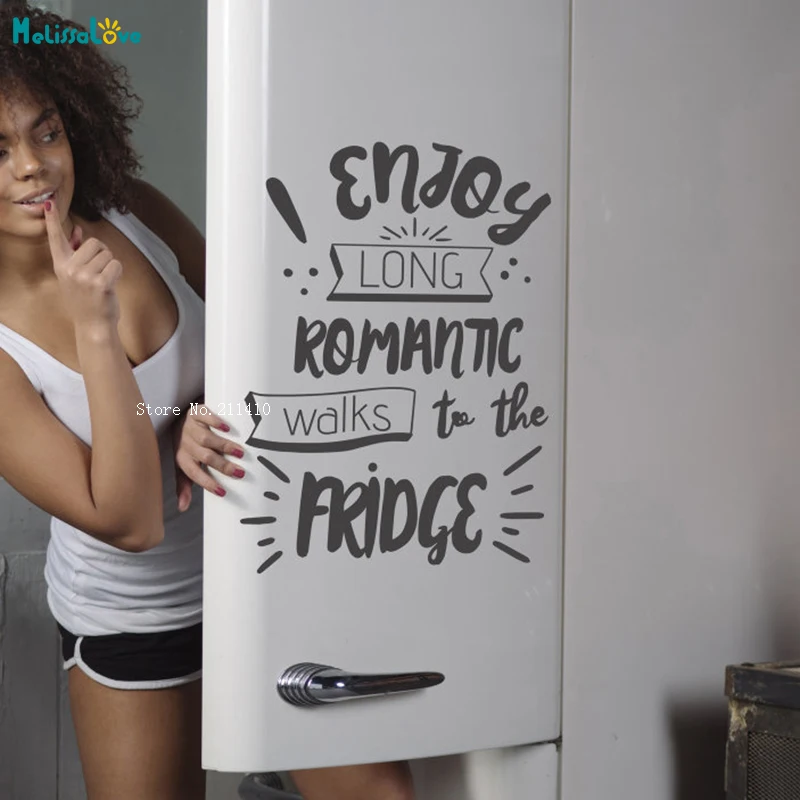 Romantic Walks To The Fridge Wall Sticker Home Decoration Removable Art Living Room Bedroom Family Word Murals YT2960
Romantic Walks To The Fridge Wall Sticker Home Decoration Removable Art Living Room Bedroom Family Word Murals YT2960