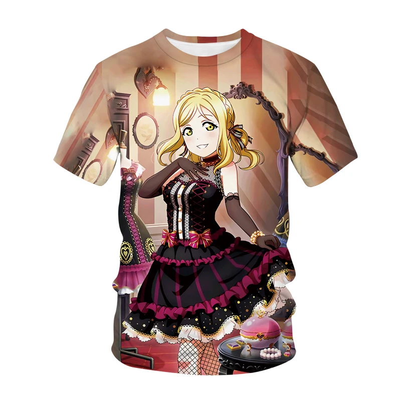 Summer 3d Love Live Printed Cartoon Cute Girl Anime Love Live Men And Women Fashion T-shirt Children's Casual Short Sleeve Tops
Summer 3d Love Live Printed Cartoon Cute Girl Anime Love Live Men And Women Fashion T-shirt Children's Casual Short Sleeve Tops