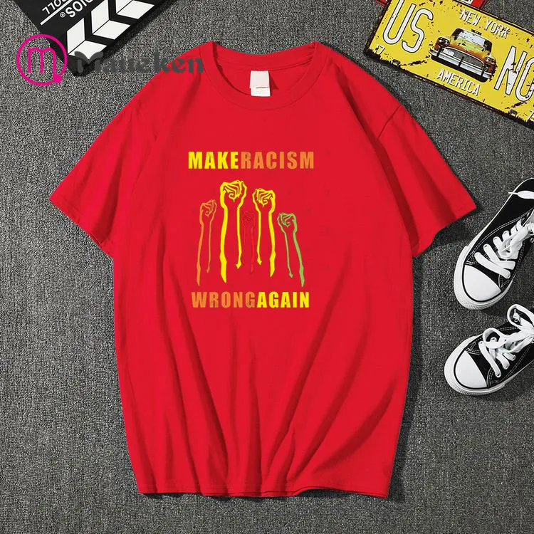 I CAN'T BREATHE Harajuku Make Racism Wrong Again Graphic Tee Summer Casual T Shirt short sleeve O-Neck Tee Tops t-shirt 
I CAN'T BREATHE Harajuku Make Racism Wrong Again Graphic Tee Summer Casual T Shirt short sleeve O-Neck Tee Tops t-shirt
