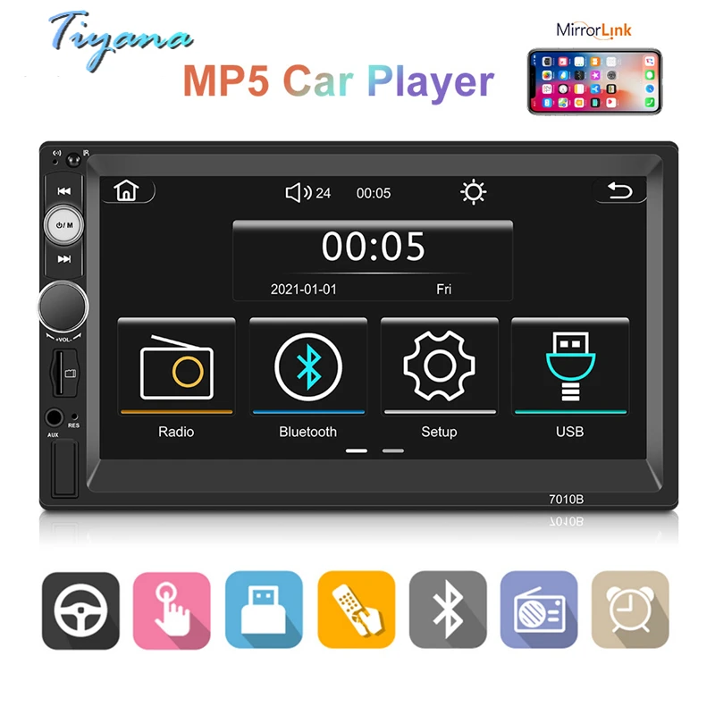 Android 7 Inch Car MP5 Player Carplay Car Accessories Bluetooth Radio AHD Reversing Video For Bmw E46 Volkswagen Stereo Receiver
Android 7 Inch Car MP5 Player Carplay Car Accessories Bluetooth Radio AHD Reversing Video For Bmw E46 Volkswagen Stereo Receiver