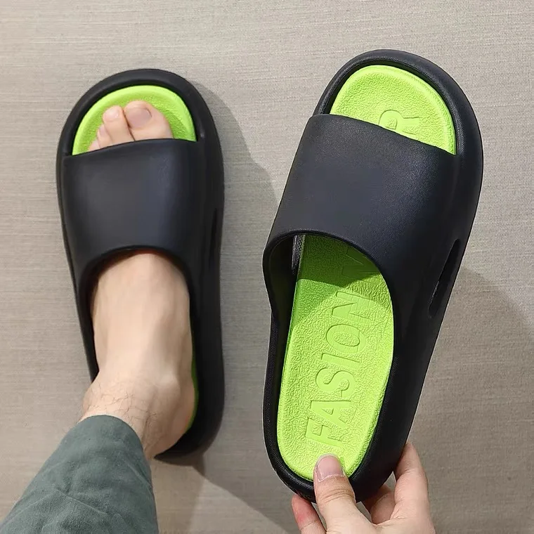 XIZOU Slippers for Men Summer Shoes 2021 new Slides for Women Soft Thick Sole Couple Non-slip women Beach Indoor Sandals green
XIZOU Slippers for Men Summer Shoes 2021 new Slides for Women Soft Thick Sole Couple Non-slip women Beach Indoor Sandals green