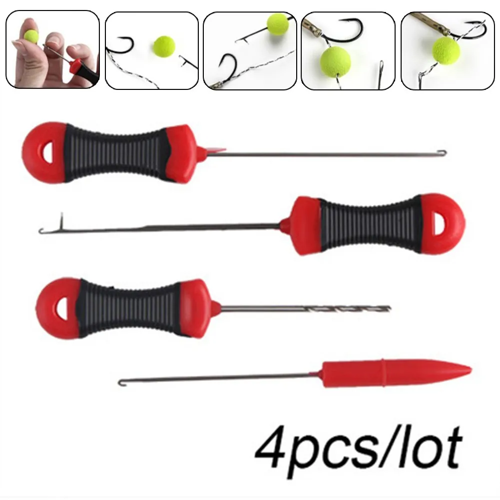 1-4pcs Carp Fishing Boilie Bait Drill Baiting Needle Gate Needle Pellet Hair Rigs Splicing Making Tools Rigs Loading Accessories
1-4pcs Carp Fishing Boilie Bait Drill Baiting Needle Gate Needle Pellet Hair Rigs Splicing Making Tools Rigs Loading Accessories