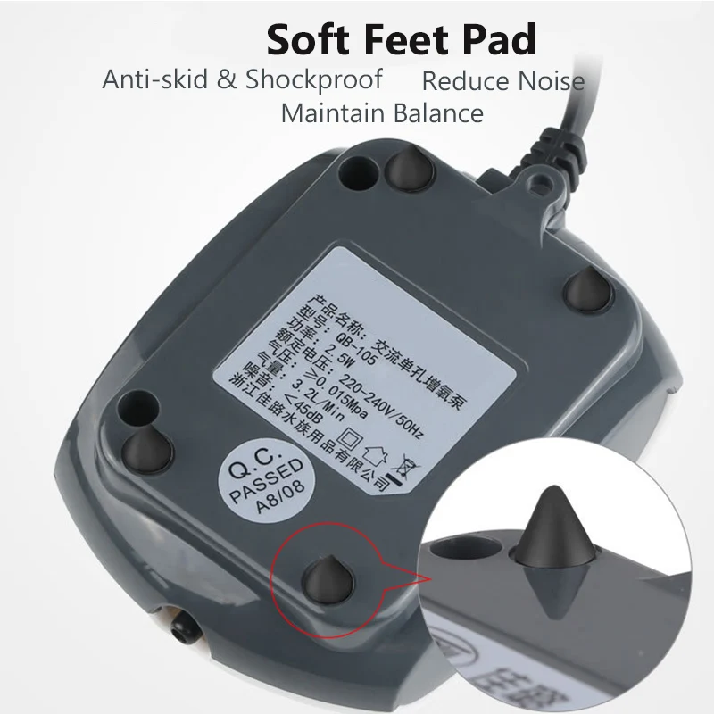 4.5W 220V Mute Air Pump Oxygen Aquarium Air Compressor Aeration Oxygenation Fish Tank Household Mini Air Stone Double Outlet
4.5W 220V Mute Air Pump Oxygen Aquarium Air Compressor Aeration Oxygenation Fish Tank Household Mini Air Stone Double Outlet