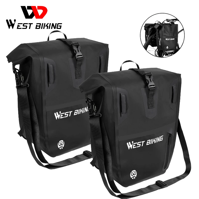 WEST BIKING Cycling Trunk Bag 100% Waterproof MTB Road Bike travel outdoor Panniers 25L Large Capacity Shoulder Bicycle Bag
WEST BIKING Cycling Trunk Bag 100% Waterproof MTB Road Bike travel outdoor Panniers 25L Large Capacity Shoulder Bicycle Bag