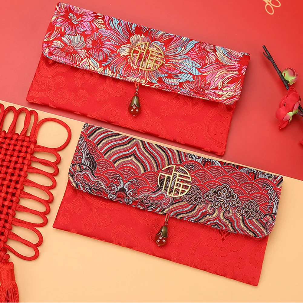 Spring Festival Silk Red Envelopes Chinese 2021 New Year Hongbao Lucky Pockets With Greeting Card For Wedding Gift Dropshipping
Spring Festival Silk Red Envelopes Chinese 2021 New Year Hongbao Lucky Pockets With Greeting Card For Wedding Gift Dropshipping