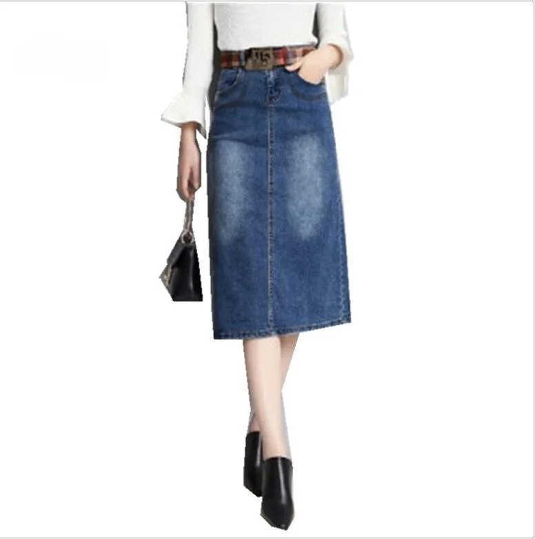 Zoulv 2021 Female Blue High Waist Calf-length Casual Denim Pencil Skirt Autumn Women Clothing Elasticity Midi Jeans Skirts
Zoulv 2021 Female Blue High Waist Calf-length Casual Denim Pencil Skirt Autumn Women Clothing Elasticity Midi Jeans Skirts