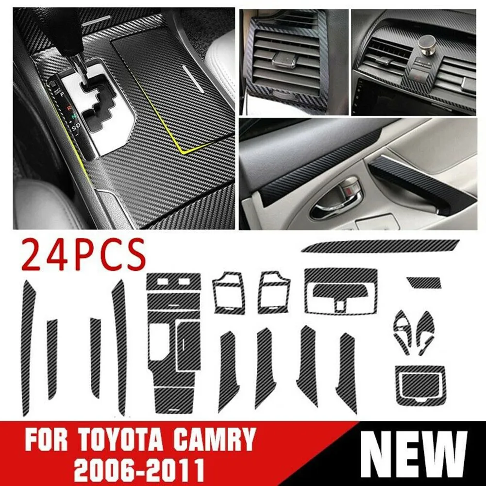 For Toyota Camry 06-11 Carbon Fiber Black Car Interior Decor Kits Trim Sticker (only For Left-handed Driving Vehicles)
For Toyota Camry 06-11 Carbon Fiber Black Car Interior Decor Kits Trim Sticker (only For Left-handed Driving Vehicles)