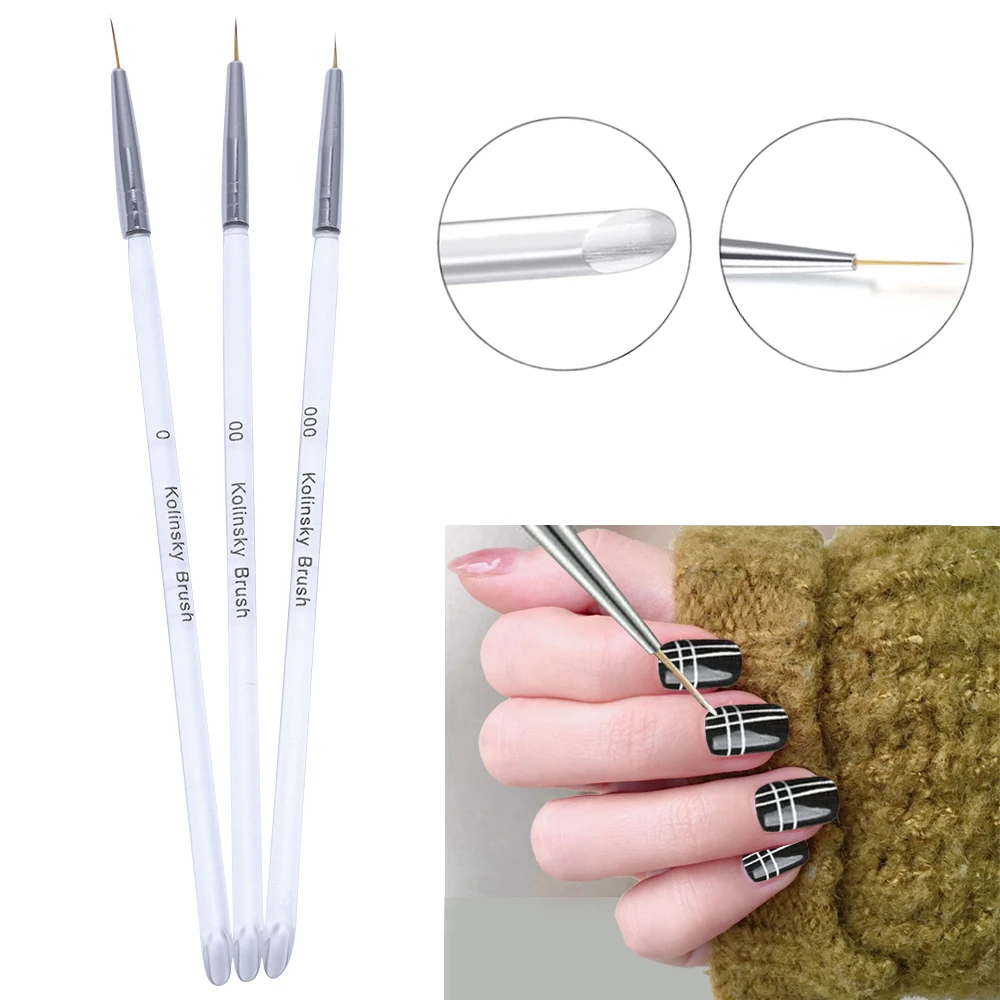 3Pcs New Style Nail Double-headed Painting Drawing Tools Nail Art Brush AccessoriesPen Transparent Crystal Rod Drawing Line Pen
3Pcs New Style Nail Double-headed Painting Drawing Tools Nail Art Brush AccessoriesPen Transparent Crystal Rod Drawing Line Pen