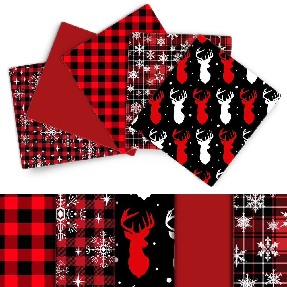 50*140cm 5designs/set Christmas Polyester Cotton Fabric Sewing Garment Clothes Quilting Patchwork Fabric Tilda Doll,1Yc12649
50*140cm 5designs/set Christmas Polyester Cotton Fabric Sewing Garment Clothes Quilting Patchwork Fabric Tilda Doll,1Yc12649