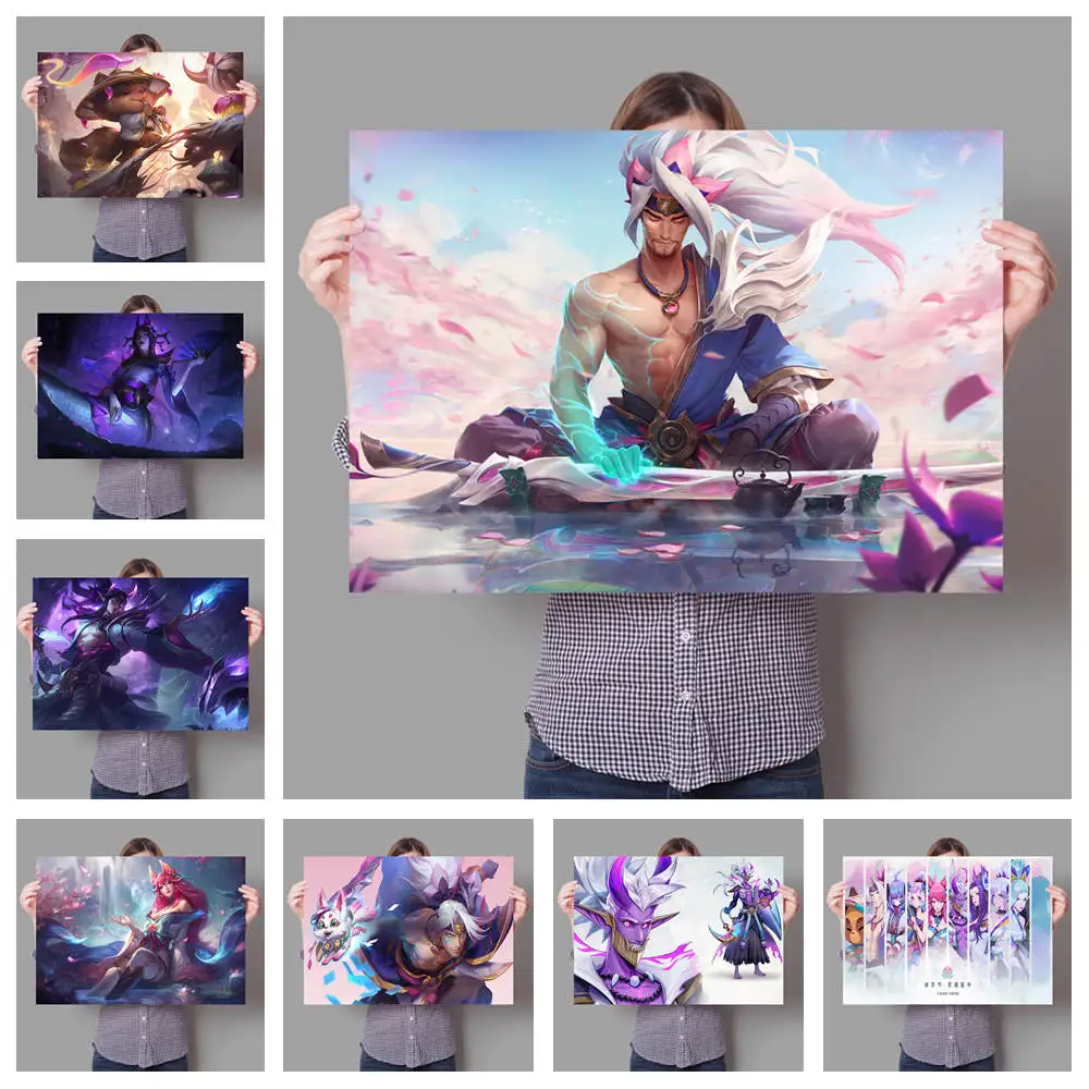Popular Game League Of Legends Latest Skin Soul Lotus Series Hd Poster Family Wall Art Decoration Japan Manga Style Unique Gift
Popular Game League Of Legends Latest Skin Soul Lotus Series Hd Poster Family Wall Art Decoration Japan Manga Style Unique Gift