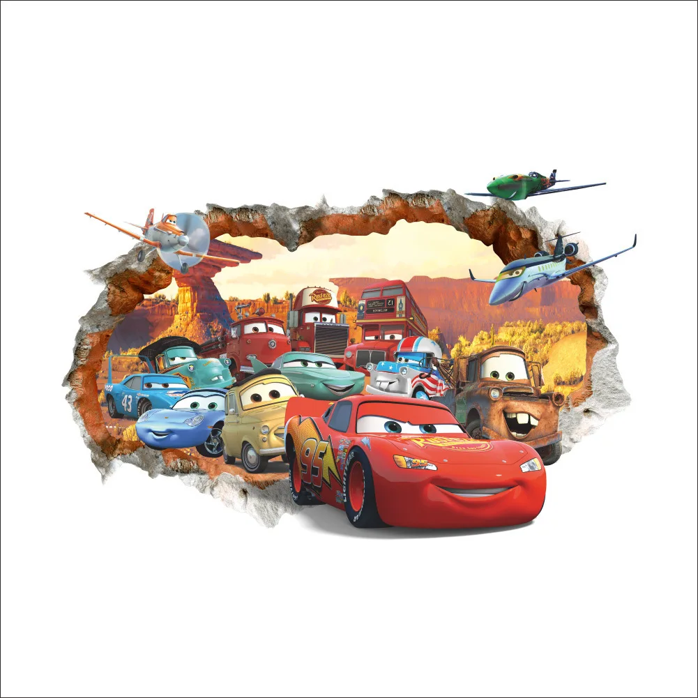 3D car wall stickers living room bedroom wall decoration through the wall car waterproof poster wall stickers children's room
3D car wall stickers living room bedroom wall decoration through the wall car waterproof poster wall stickers children's room