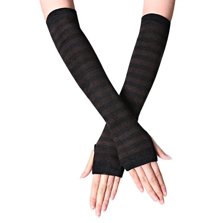 New Fashion Long Glove Arm Cover Classic Black and White Striped Fingerless Cotton Long Wristband
New Fashion Long Glove Arm Cover Classic Black and White Striped Fingerless Cotton Long Wristband
