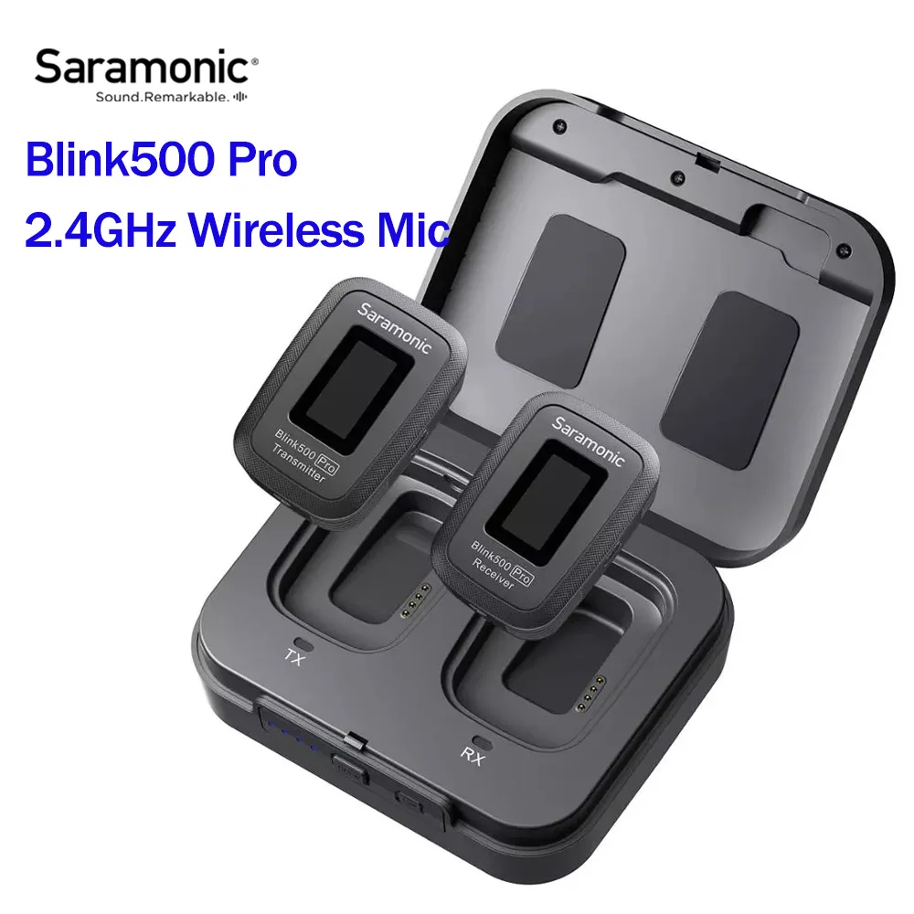 Saramonic Blink 500 Blink500 Pro B2 Wireless Microphone Receiver Transmitter Kit for cameras Phones Studio interview video mic
Saramonic Blink 500 Blink500 Pro B2 Wireless Microphone Receiver Transmitter Kit for cameras Phones Studio interview video mic