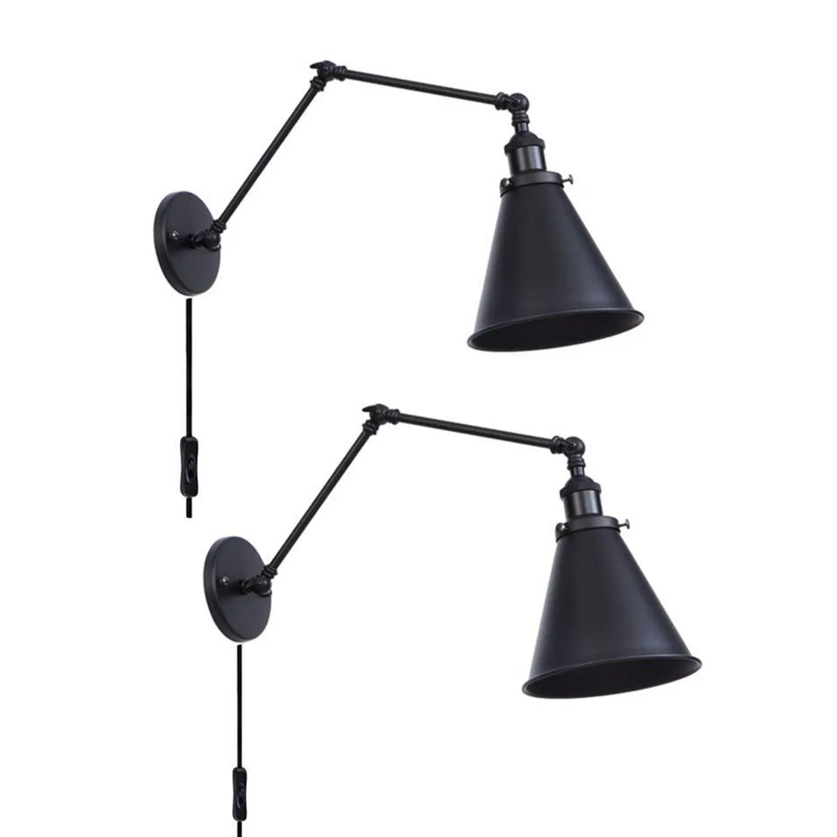 Vintage Loft LED Wall Lamp E27 Bulb Wall Light Hanging Chandelier Fixtures LED Industrial Iron Sconce Lamp for Living Room Decor
Vintage Loft LED Wall Lamp E27 Bulb Wall Light Hanging Chandelier Fixtures LED Industrial Iron Sconce Lamp for Living Room Decor
