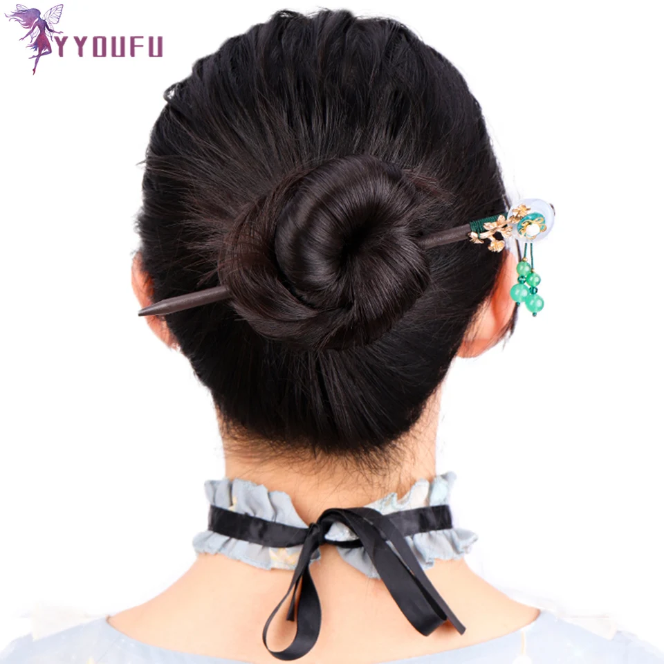 YYOUFU 17 Medium Type Hairpins Hanfu Headdress Ebony Plate Hair One-step Shake Simple Wild Hairpin Classical
YYOUFU 17 Medium Type Hairpins Hanfu Headdress Ebony Plate Hair One-step Shake Simple Wild Hairpin Classical