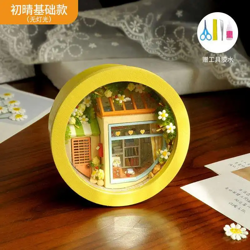 DIY Doll House Furnitures Doll Houses Miniature Box Four Season Theme Miniature Scene Wooden Miniature Puzzle Toys
DIY Doll House Furnitures Doll Houses Miniature Box Four Season Theme Miniature Scene Wooden Miniature Puzzle Toys