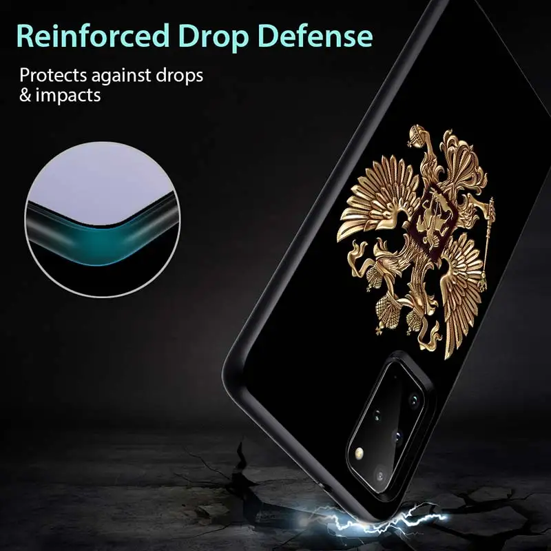 Russia Flag national emblem for Samsung S20 FE Ultra Plus A91 A81 A71 A51 A41 A31 A21S A11 A72 A52 A42 A32 A12 A02S Phone Case
Russia Flag national emblem for Samsung S20 FE Ultra Plus A91 A81 A71 A51 A41 A31 A21S A11 A72 A52 A42 A32 A12 A02S Phone Case