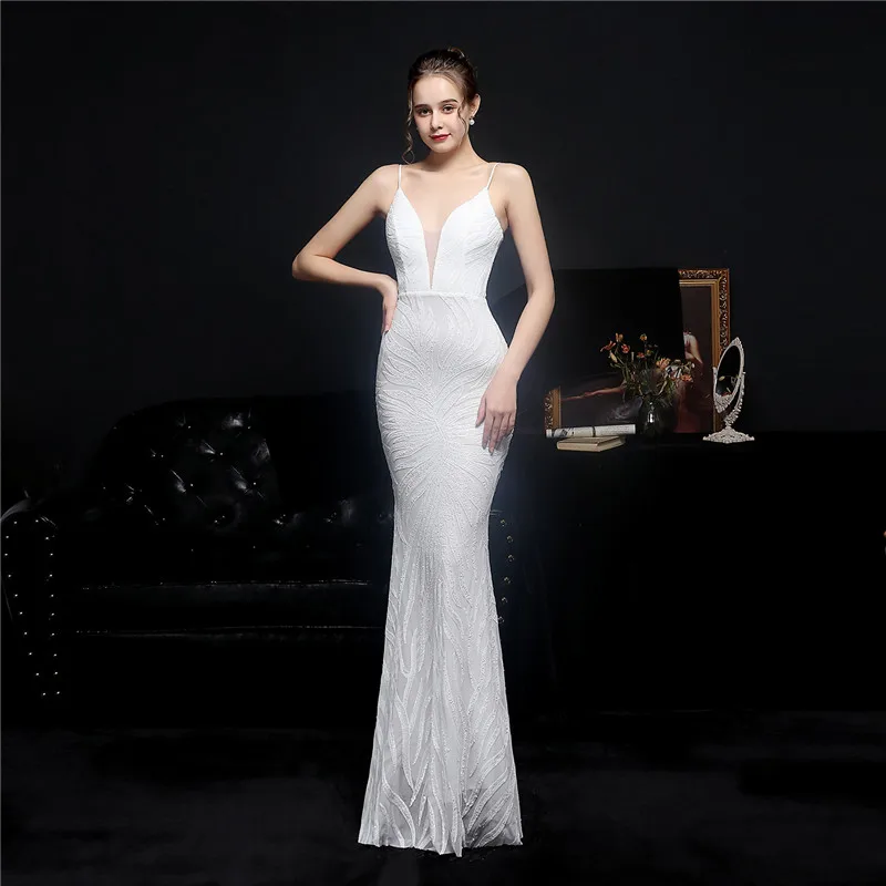Paris Girl Elegant Deep V Neck Party Dresses Gold Sequined Maxi Dresses Backless Bodycon Evening Club Mermaid Dress
Paris Girl Elegant Deep V Neck Party Dresses Gold Sequined Maxi Dresses Backless Bodycon Evening Club Mermaid Dress