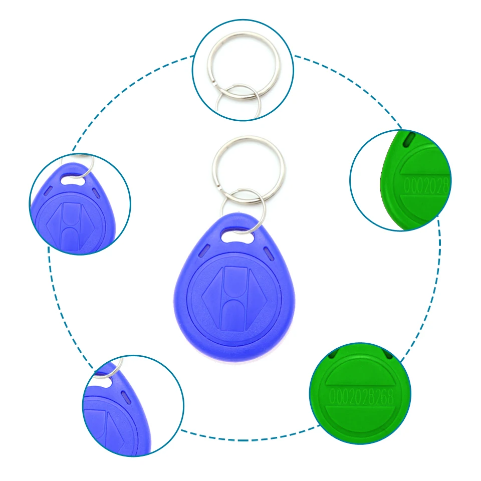 100pcs RFID Tag 125KHz Proximity EM4100 ID Keyfob TK4100 Key Fob Tags Access Control Smart Token Ring Chip Free Shipping
100pcs RFID Tag 125KHz Proximity EM4100 ID Keyfob TK4100 Key Fob Tags Access Control Smart Token Ring Chip Free Shipping